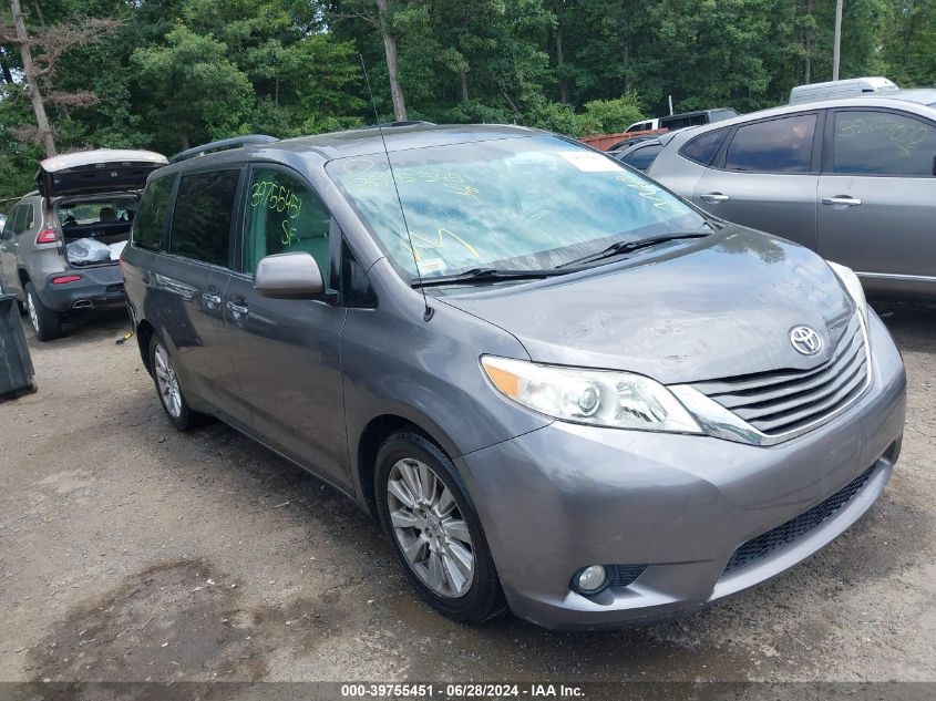 2013 TOYOTA SIENNA XLE 7 PASSENGER