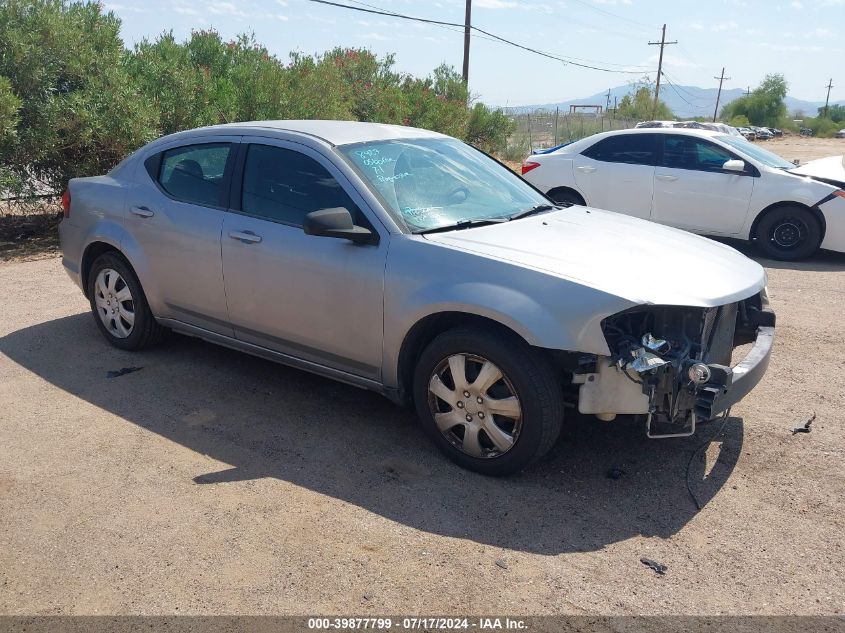 2013 DODGE AVENGER SE V6