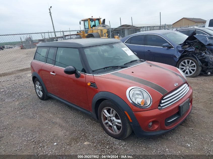 2013 MINI CLUBMAN COOPER