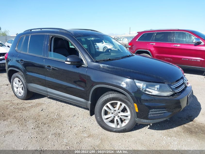 2017 VOLKSWAGEN TIGUAN 2.0T/2.0T S