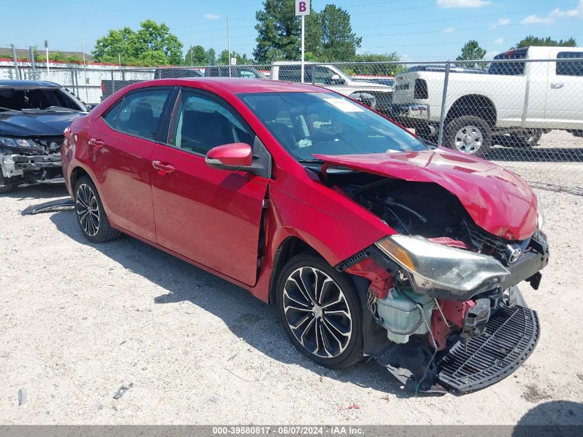 2016 TOYOTA COROLLA S PLUS