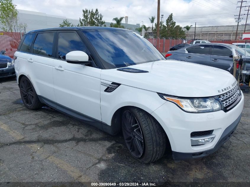 2016 LAND ROVER RANGE ROVER SPORT 3.0L V6 SUPERCHARGED HSE