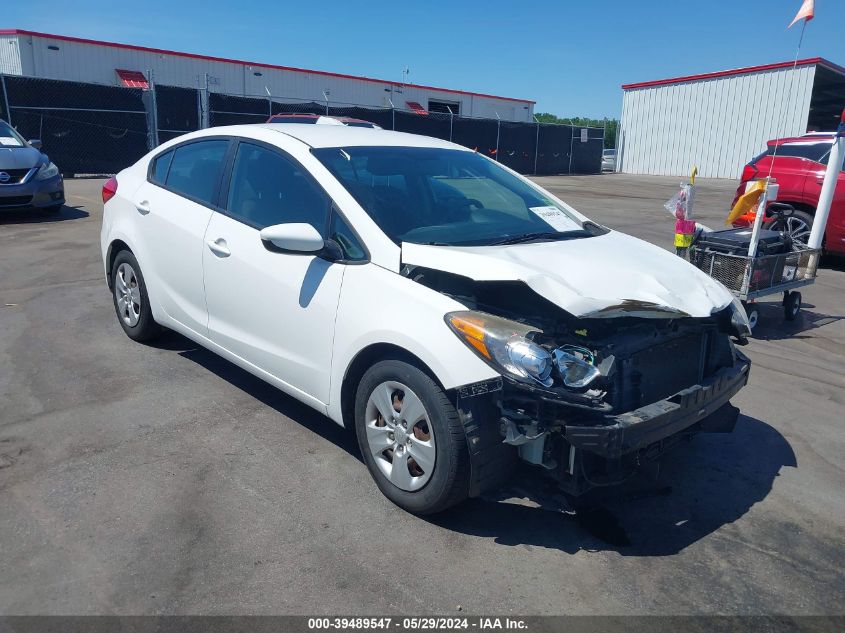 2016 KIA FORTE LX