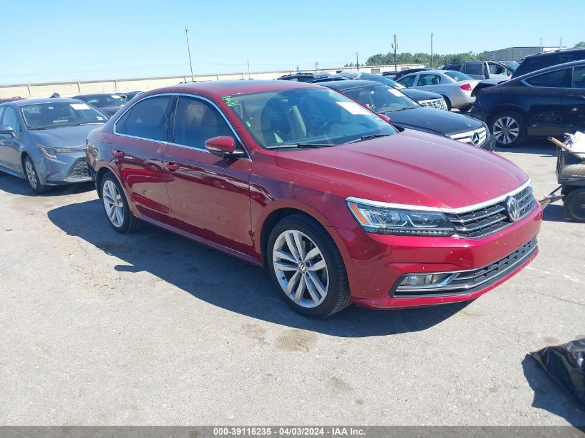 2018 VOLKSWAGEN PASSAT 2.0T SE