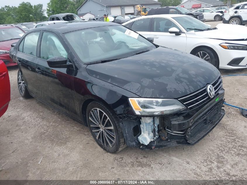 2016 VOLKSWAGEN JETTA SPORT