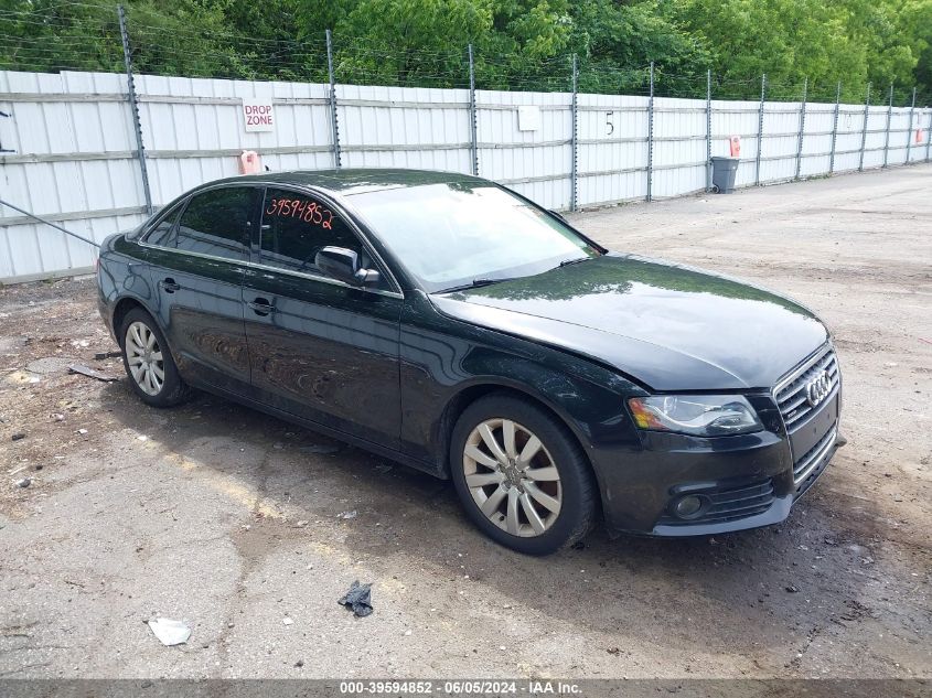 2011 AUDI A4 2.0T PREMIUM