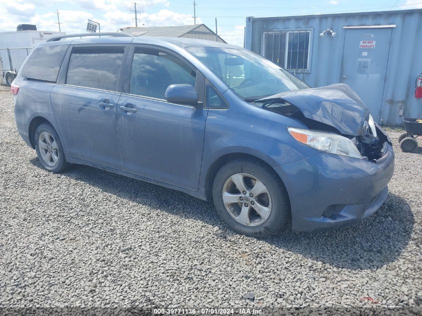 2015 TOYOTA SIENNA LE 8 PASSENGER