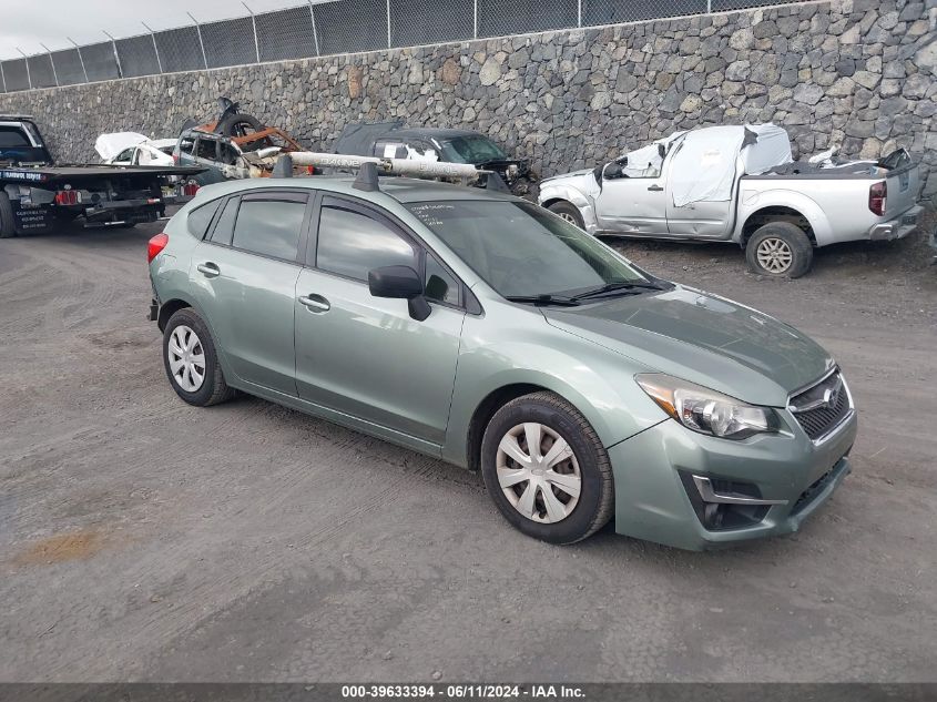 2016 SUBARU IMPREZA 2.0I