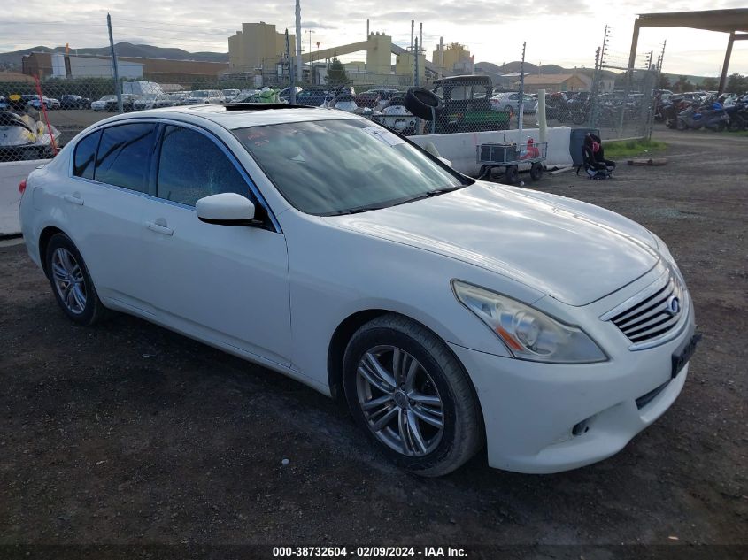 2012 INFINITI G37 JOURNEY