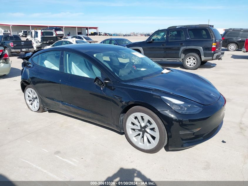 2023 TESLA MODEL 3 REAR-WHEEL DRIVE