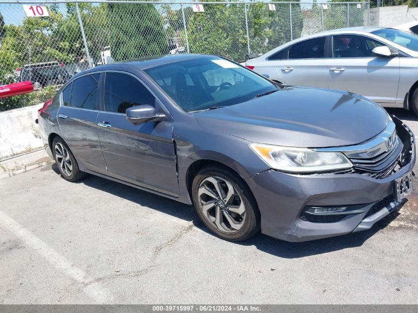 2016 HONDA ACCORD EX