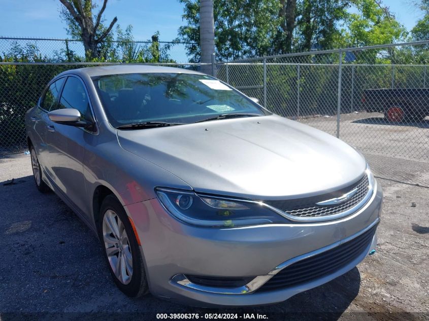 2015 CHRYSLER 200 LIMITED