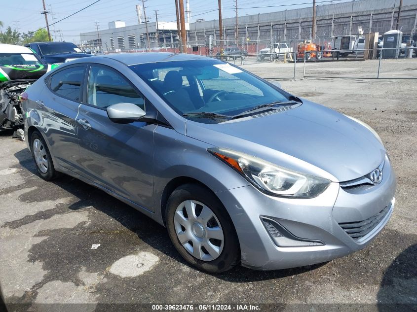 2016 HYUNDAI ELANTRA SE/SPORT/LIMITED