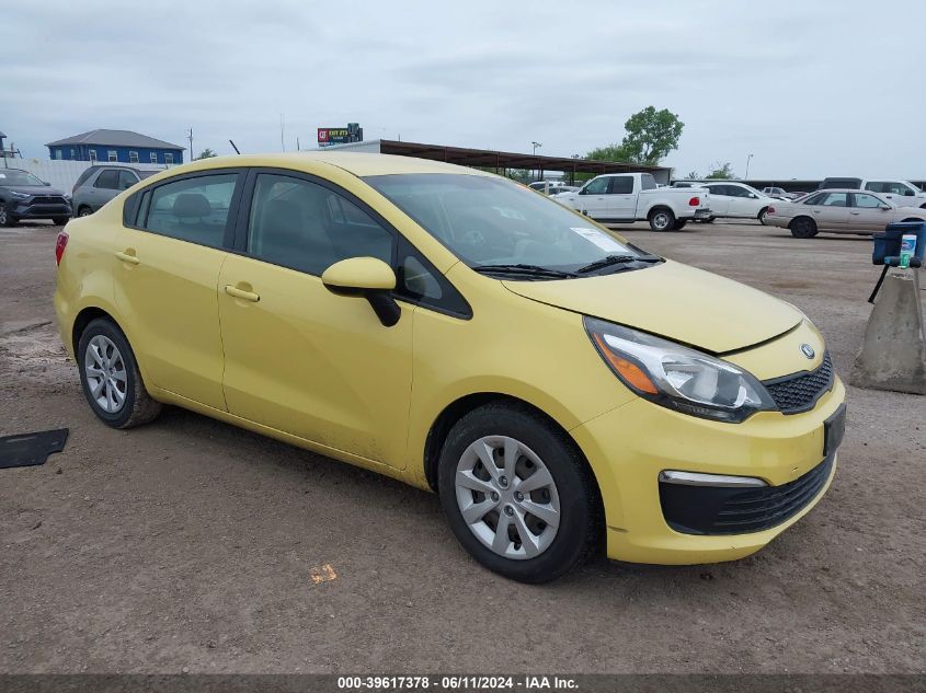 2016 KIA RIO LX