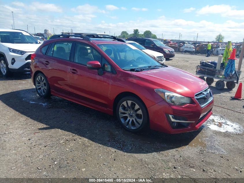 2015 SUBARU IMPREZA 2.0I SPORT PREMIUM