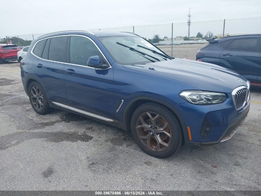 2022 BMW X3 SDRIVE30I