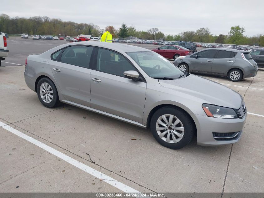 2012 VOLKSWAGEN PASSAT 2.5L S