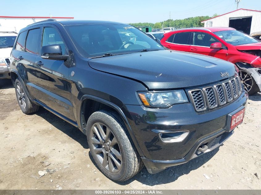 2016 JEEP GRAND CHEROKEE LIMITED 75TH ANNIVERSARY