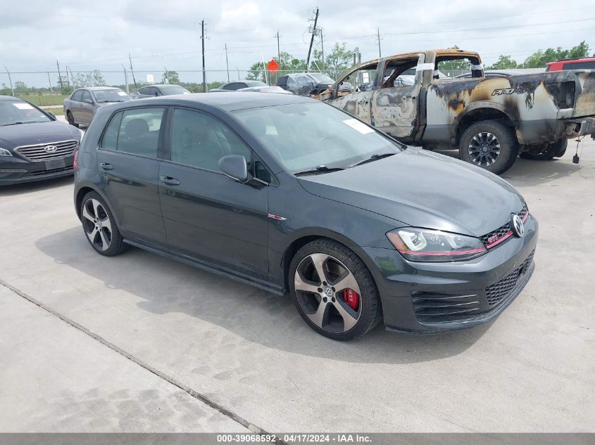 2017 VOLKSWAGEN GOLF GTI AUTOBAHN 4-DOOR/S 4-DOOR/SE 4-DOOR/SPORT 4-DOOR