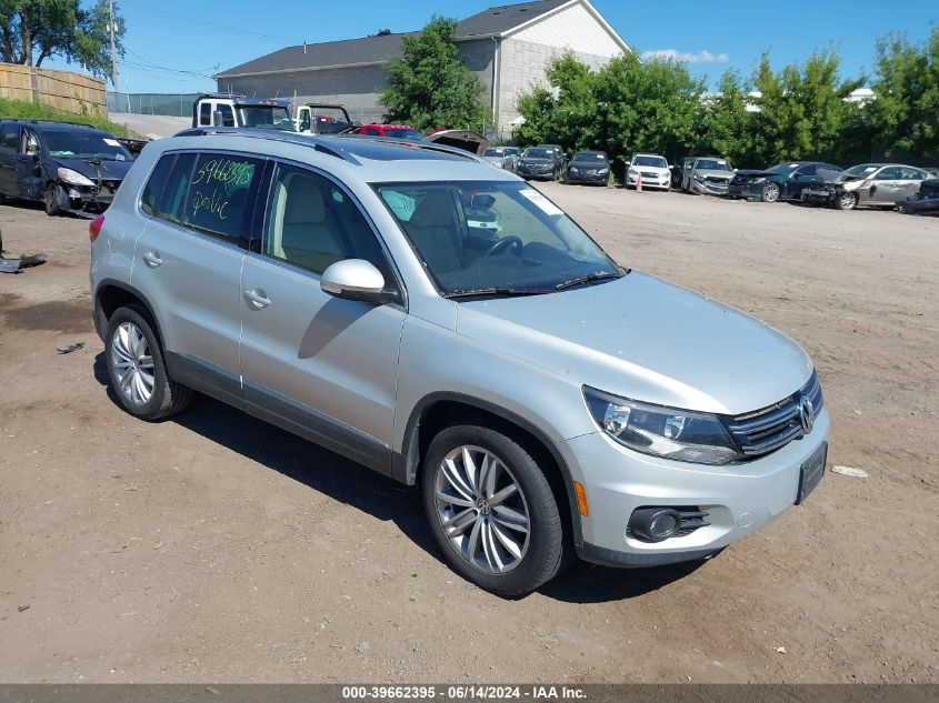 2013 VOLKSWAGEN TIGUAN S/SE/SEL