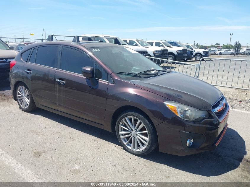 2012 SUBARU IMPREZA 2.0I LIMITED