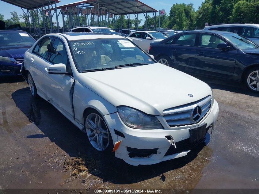 2012 MERCEDES-BENZ C 300 LUXURY 4MATIC/SPORT 4MATIC