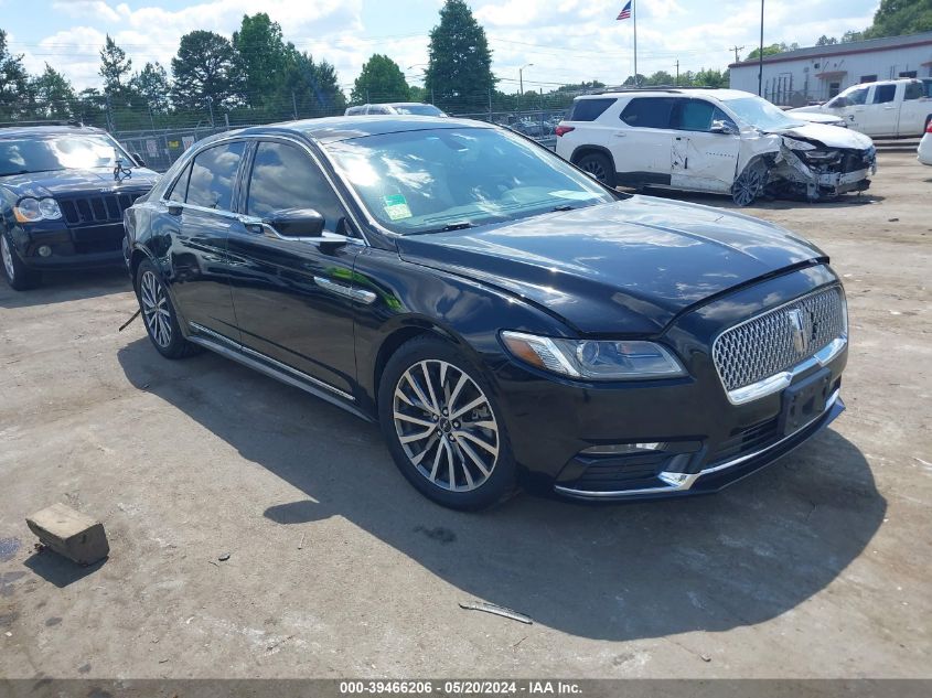 2017 LINCOLN CONTINENTAL SELECT