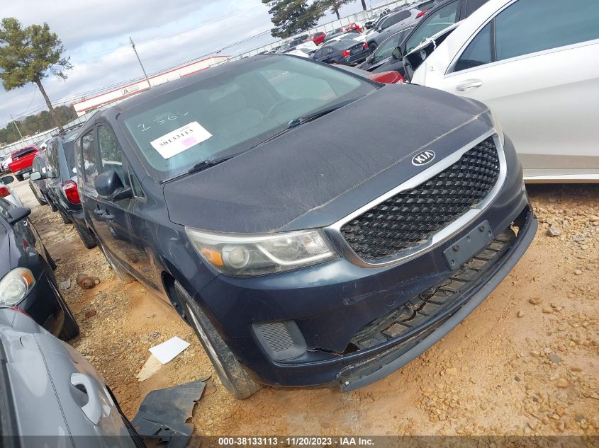 2016 KIA SEDONA LX