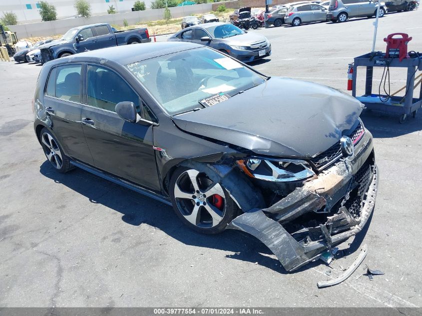 2015 VOLKSWAGEN GOLF GTI 2.0T S 4-DOOR