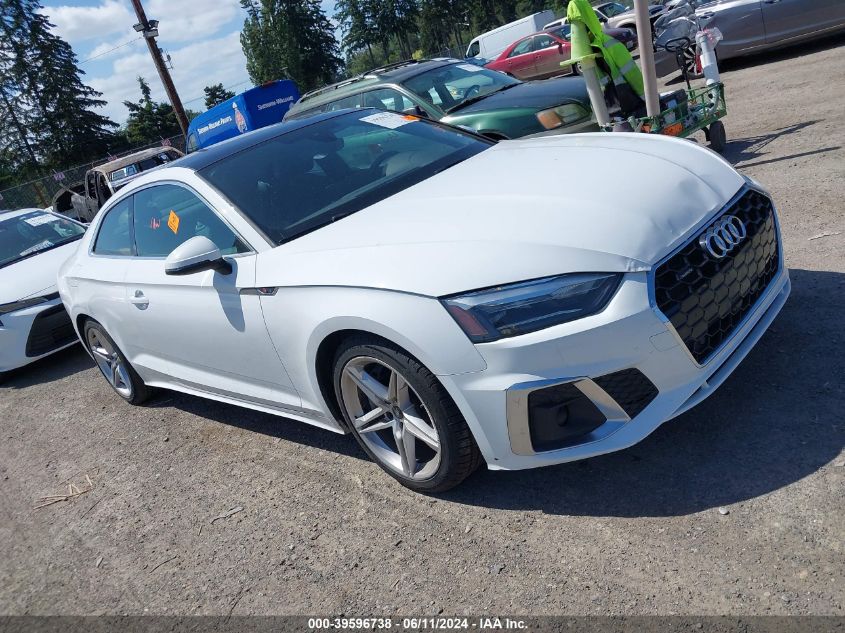 2022 AUDI A5 PREMIUM 45 TFSI S LINE QUATTRO S TRONIC