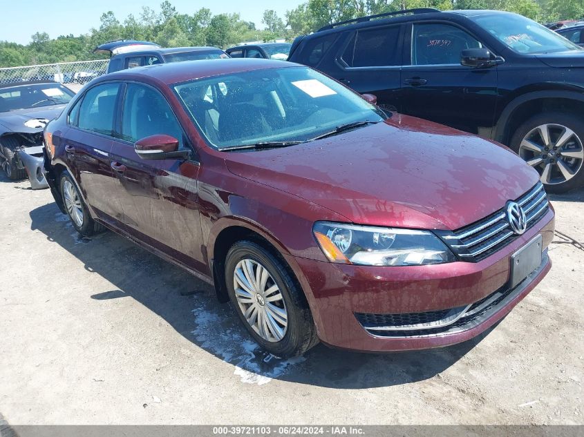 2014 VOLKSWAGEN PASSAT 1.8T S