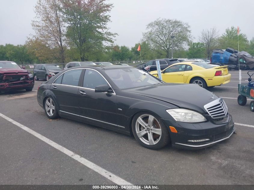 2012 MERCEDES-BENZ S 550 4MATIC