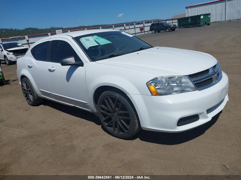 2012 DODGE AVENGER SE