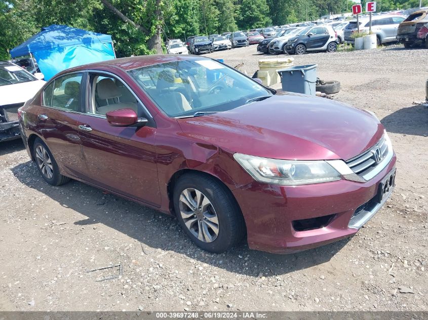 2013 HONDA ACCORD LX