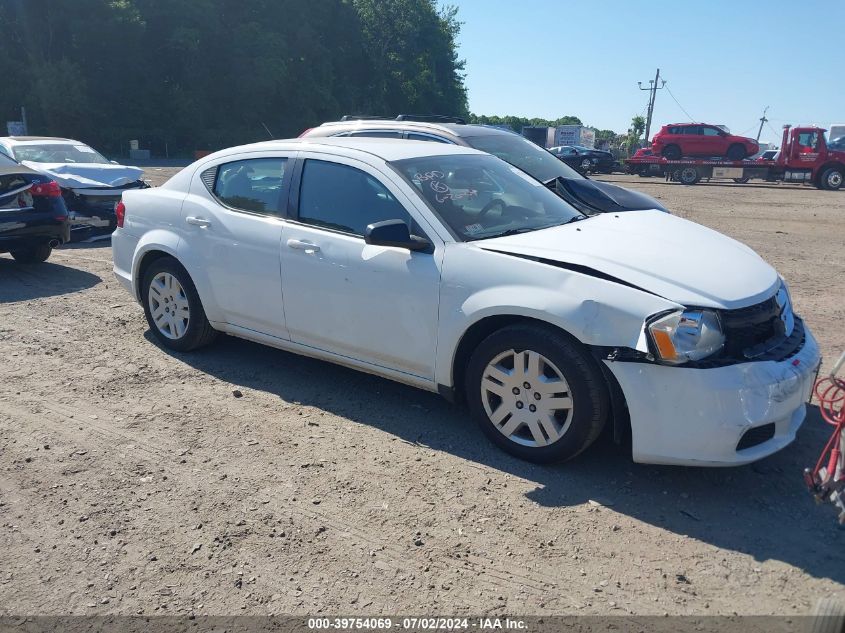 2012 DODGE AVENGER SE