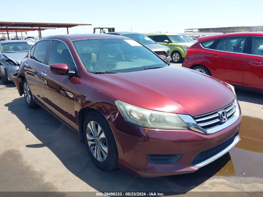 2013 HONDA ACCORD LX