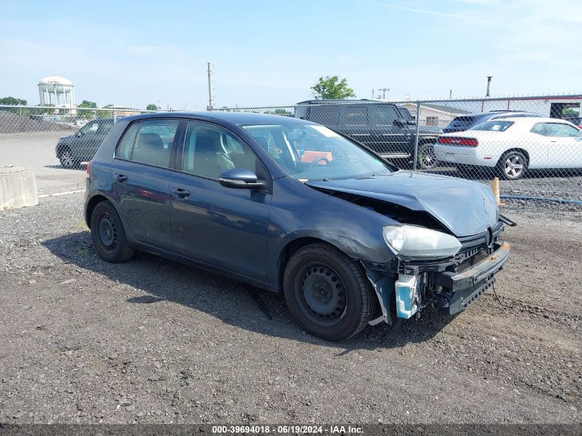 2012 VOLKSWAGEN GOLF 2.5L 4-DOOR