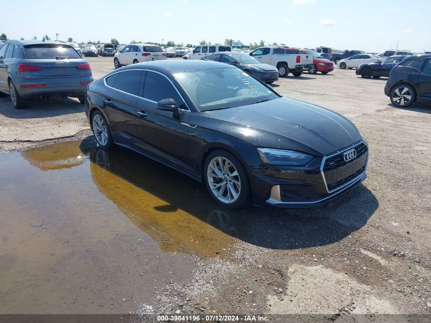 2020 AUDI A5 SPORTBACK PREMIUM 45 TFSI QUATTRO S TRONIC