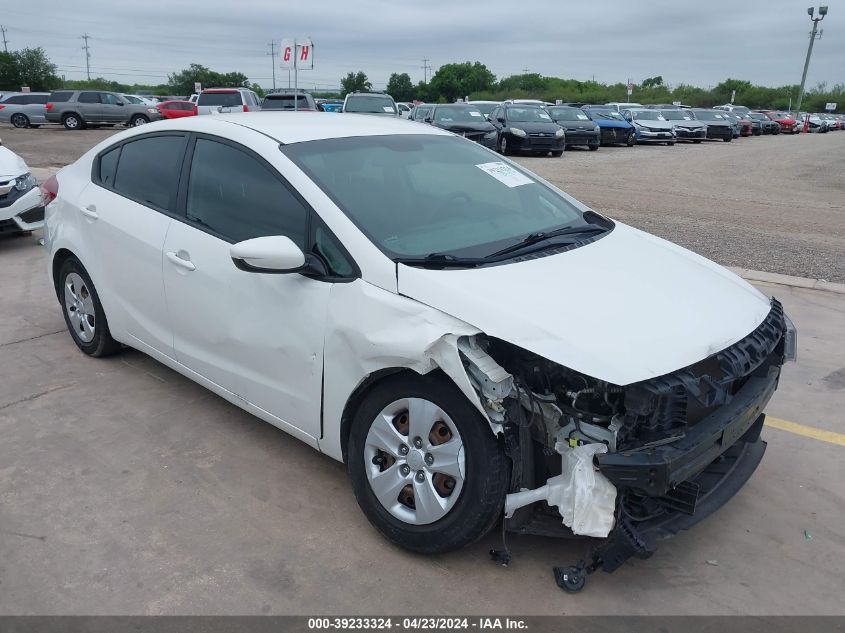 2018 KIA FORTE LX