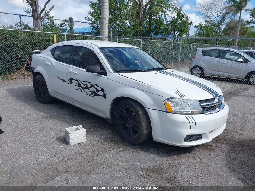 2013 DODGE AVENGER SE