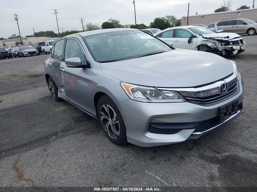 2016 HONDA ACCORD LX