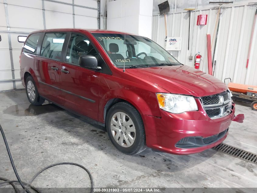 2016 DODGE GRAND CARAVAN AMERICAN VALUE PKG