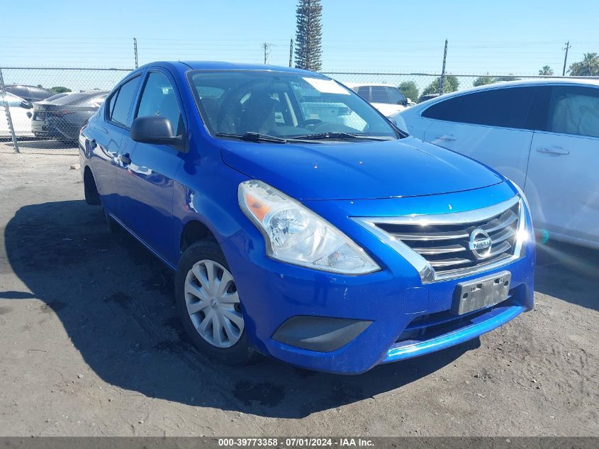 2015 NISSAN VERSA 1.6 S+