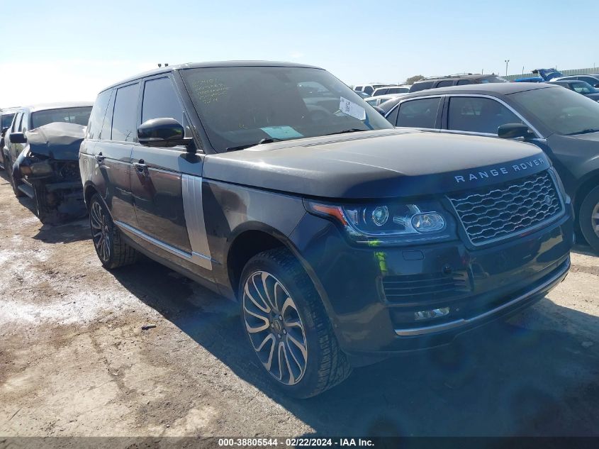 2014 LAND ROVER RANGE ROVER 5.0L V8 SUPERCHARGED/5.0L V8 SUPERCHARGED EBONY EDITION