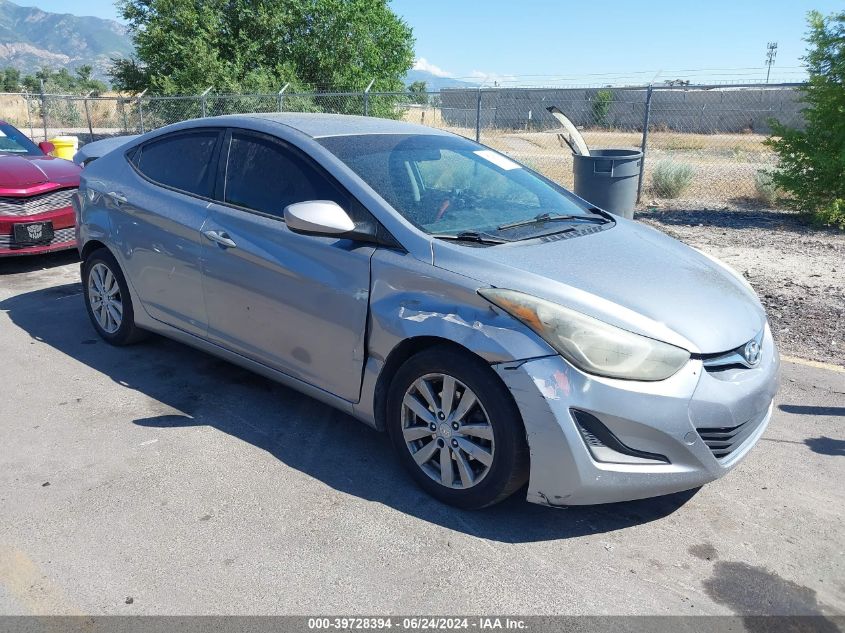 2016 HYUNDAI ELANTRA SE