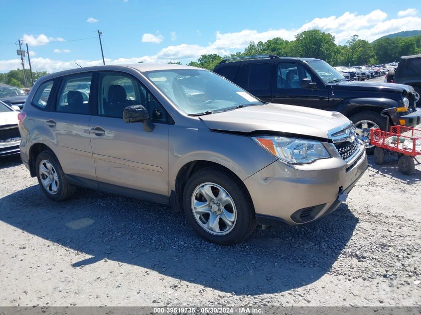 2015 SUBARU FORESTER 2.5I