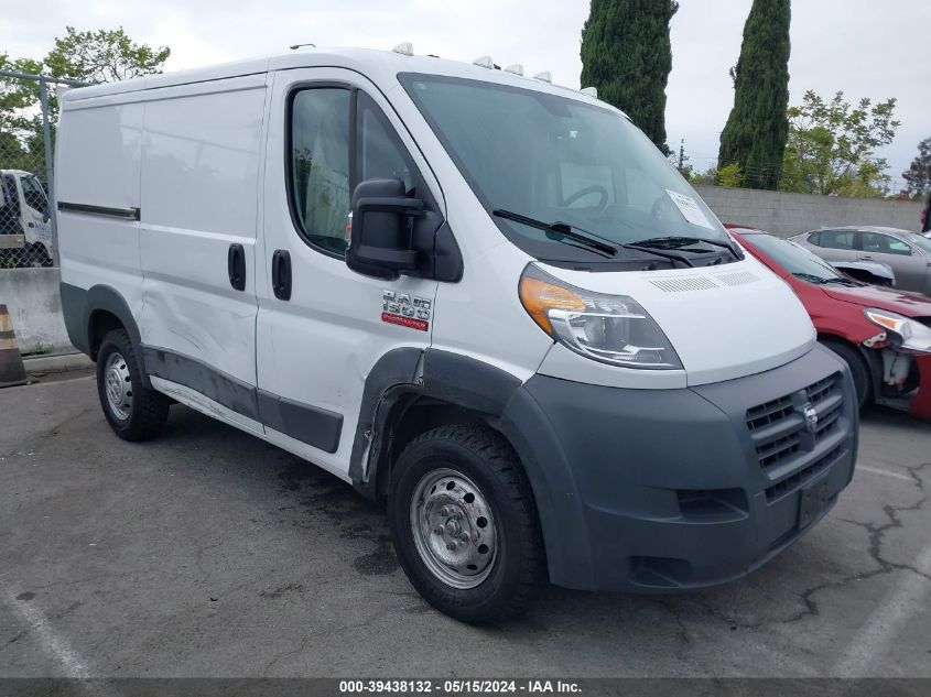 2017 RAM PROMASTER 1500 LOW ROOF 118 WB