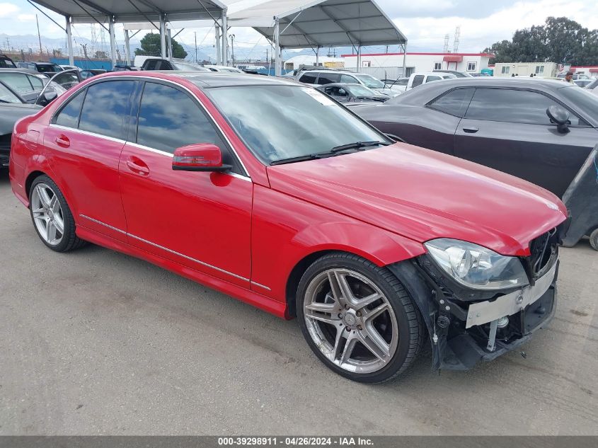 2012 MERCEDES-BENZ C 300 LUXURY 4MATIC/SPORT 4MATIC