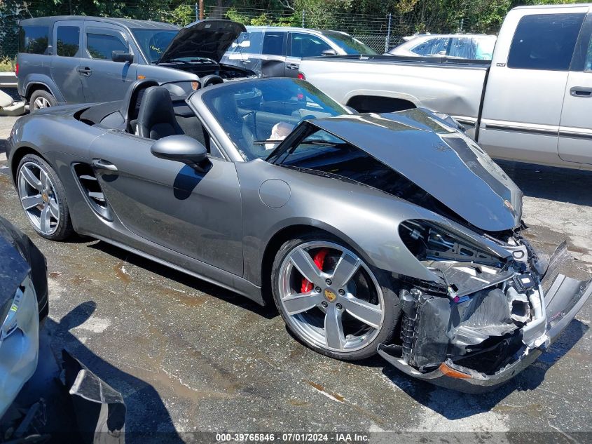 2017 PORSCHE 718 BOXSTER S