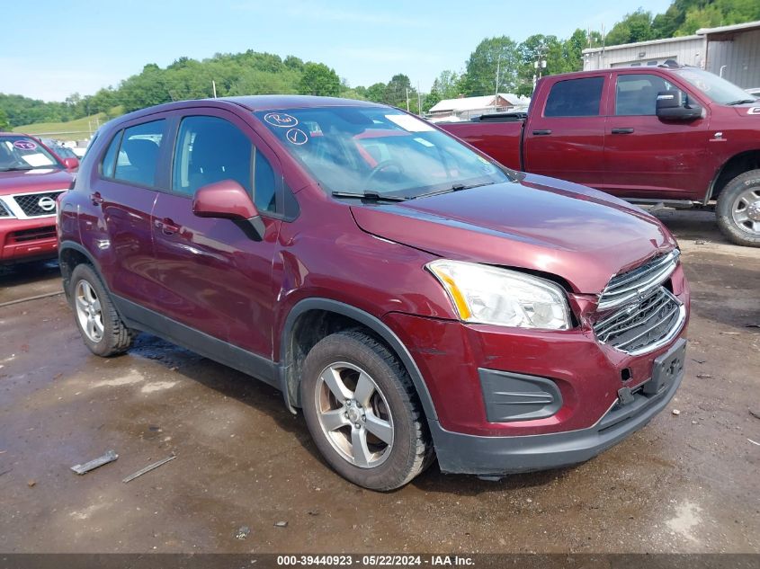 2016 CHEVROLET TRAX 1LS